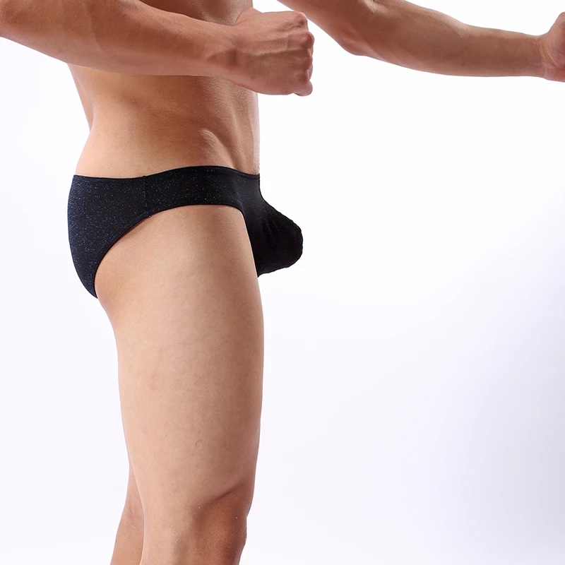 AIIOU мужские трусы бикини нижнее белье Sissy трусики с низкой талией Мягкий U