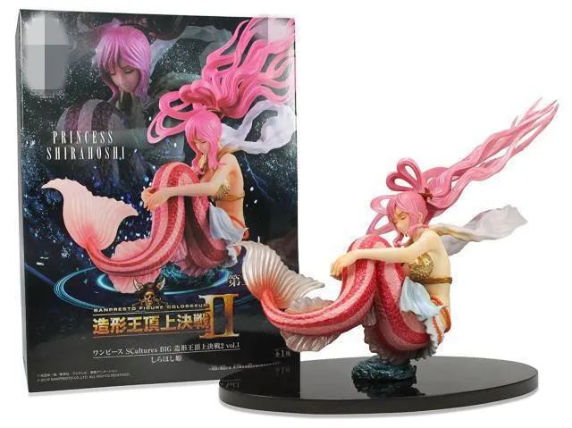 Аниме цельный Принцесса Shirahoshi Hime Русалка Сидящая Ver.PVC Фигурки Коллекционная