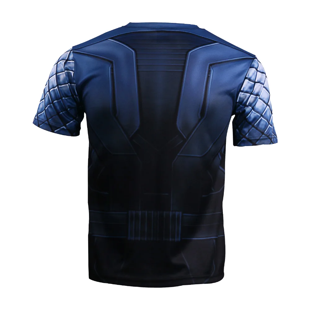 2017 фильм ТОР 3 Ragnarok Chris Heimsworth футболка с короткими рукавами Супермен полиэстер