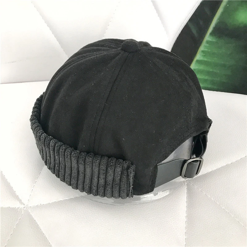 Новый весенний модный однотонный замшевый берет Skullcap в стиле хип-хоп зимняя