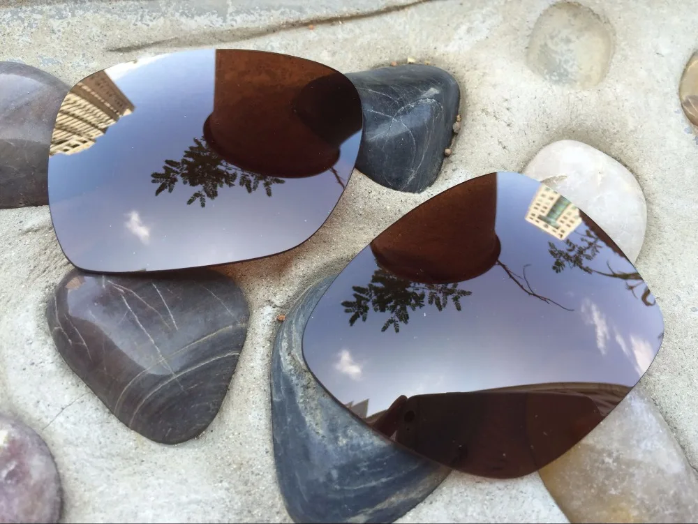 Коричневые поляризованные Сменные линзы для отклонения солнцезащитных