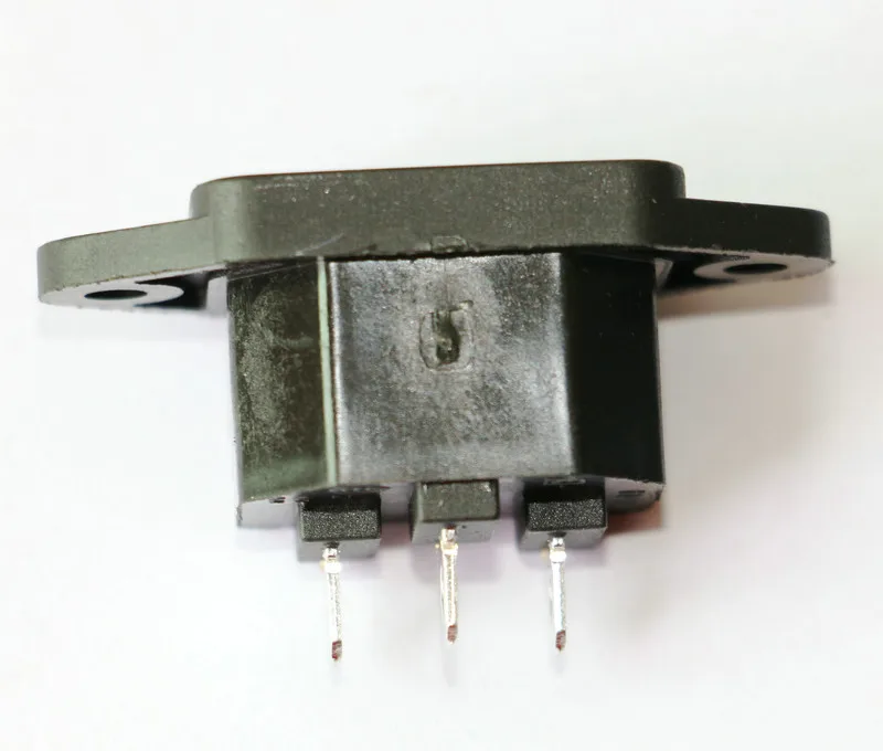 20 шт. AC 04 Тип Черный 3 медных штифта IEC320 C14 Разъем с наушниками компоненты питания
