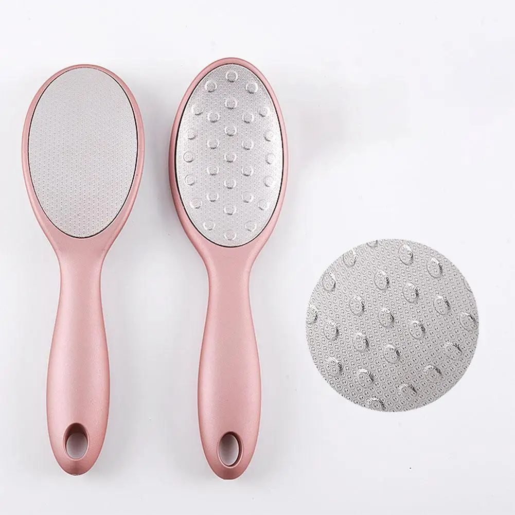 Двусторонняя пилка для ухода за ногами Рашпиль из нержавеющей стали педикюра