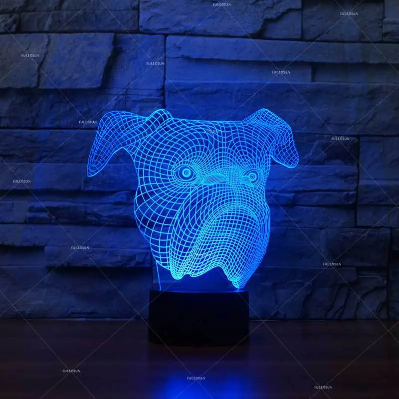 Продукция Habba Dog Usb светодиодный 3d светильник для моделирования ночник взрыв