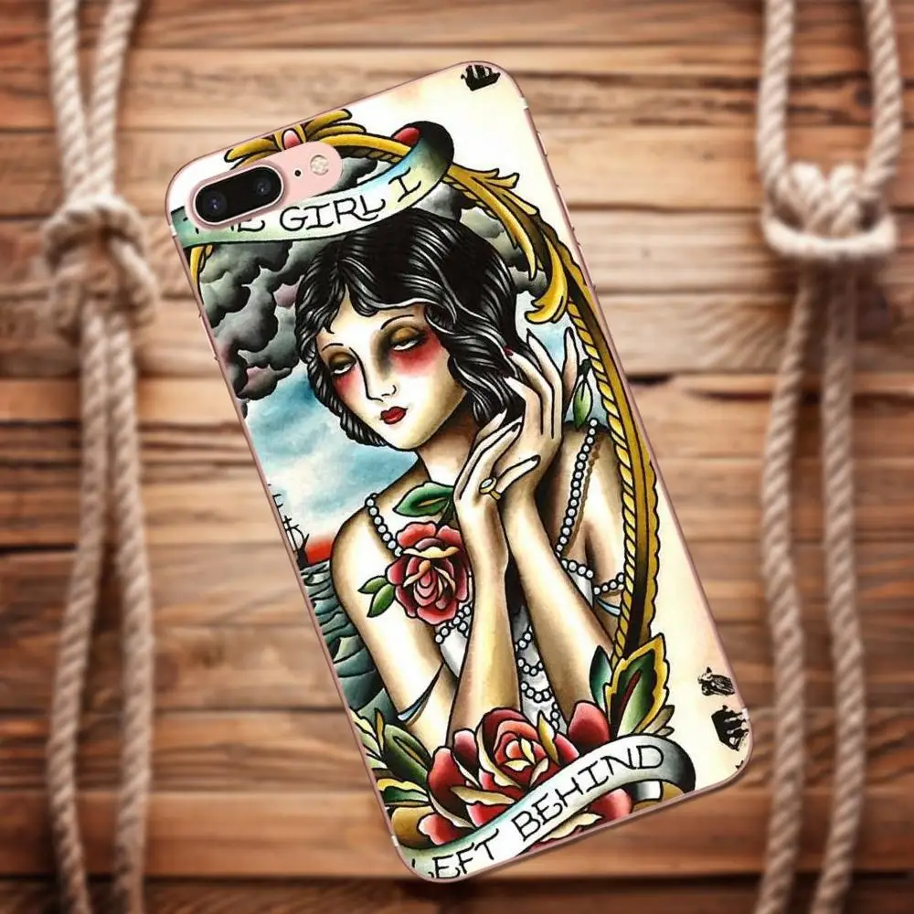 Vvcqod мягкий чехол для мобильного телефона Iphone 4 4s 5 5C 5S SE 6 S 7 8 Plus X Moto G G2 G3 моряк