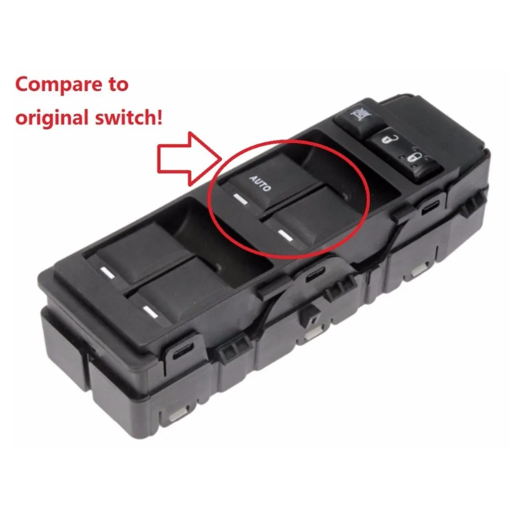 

4602780AA New Power Window Master Control Switch Auto Up/Down Only For Chrysler Dodge Jeep 56040691AD, 56040691AB, 56040691AC