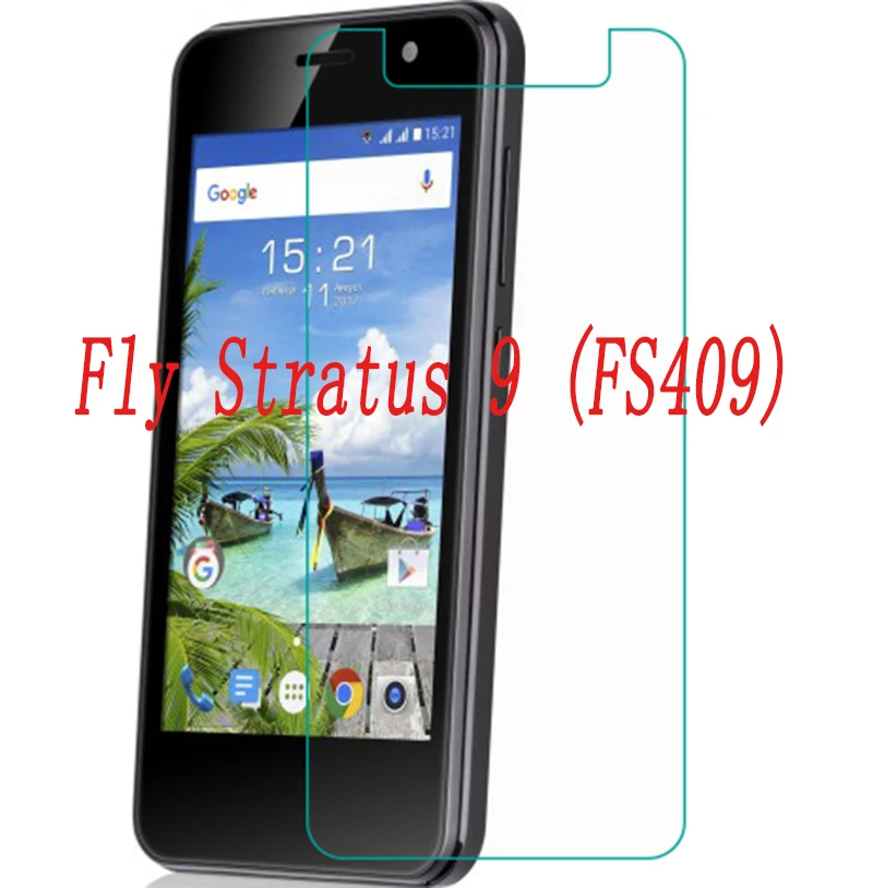 Закаленное стекло для смартфона Fly Stratus 9 FS409 9H Взрывозащищенная защитная пленка