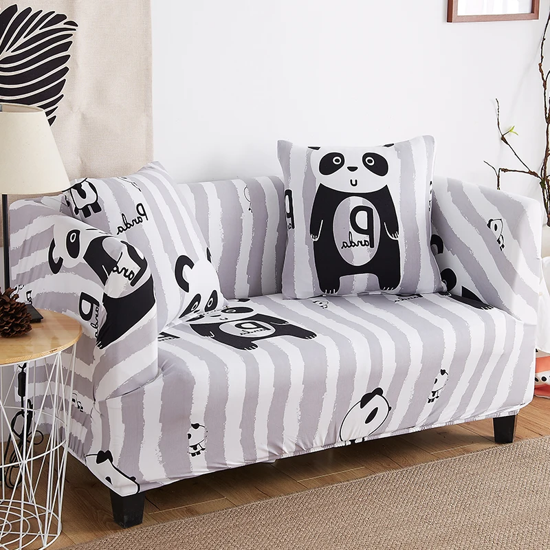 Asofver милый медведь чехол для дивана эластичный диван Slipcover Cubre диван растягивающиеся покрытия для мебели протектор Чехлы для диванов для гостиной