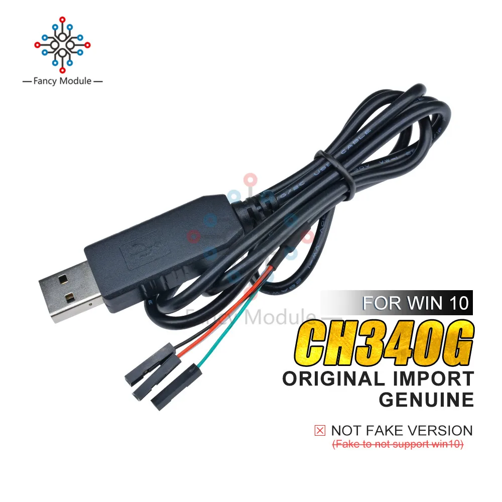 Оригинальный кабель CH340G CH340 для скачивания USB в TTL последовательный провод