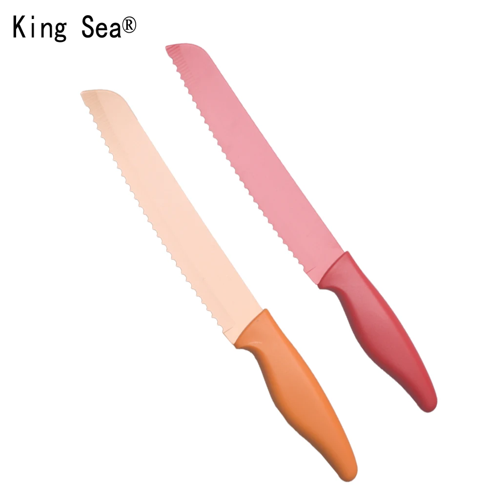 King Sea 8 дюймов нож для хлеба кухонные хлебобулочные Инструменты ножи с зубчатыми
