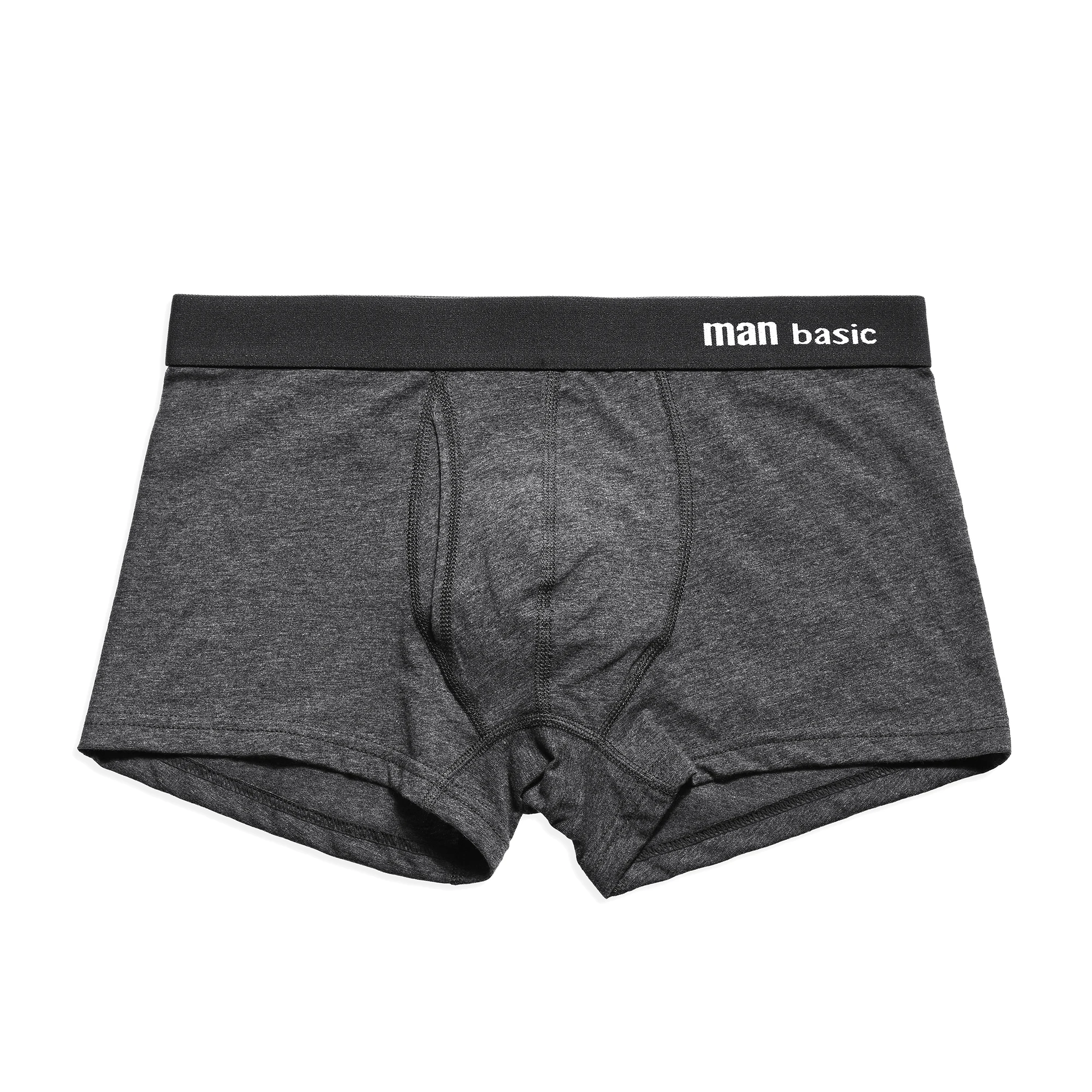 Cotton Mens Underwear Boxers Open Front Panties for Men Man Boxer Underwear Cuaces Calzoncillos - Цвет: DarkGray