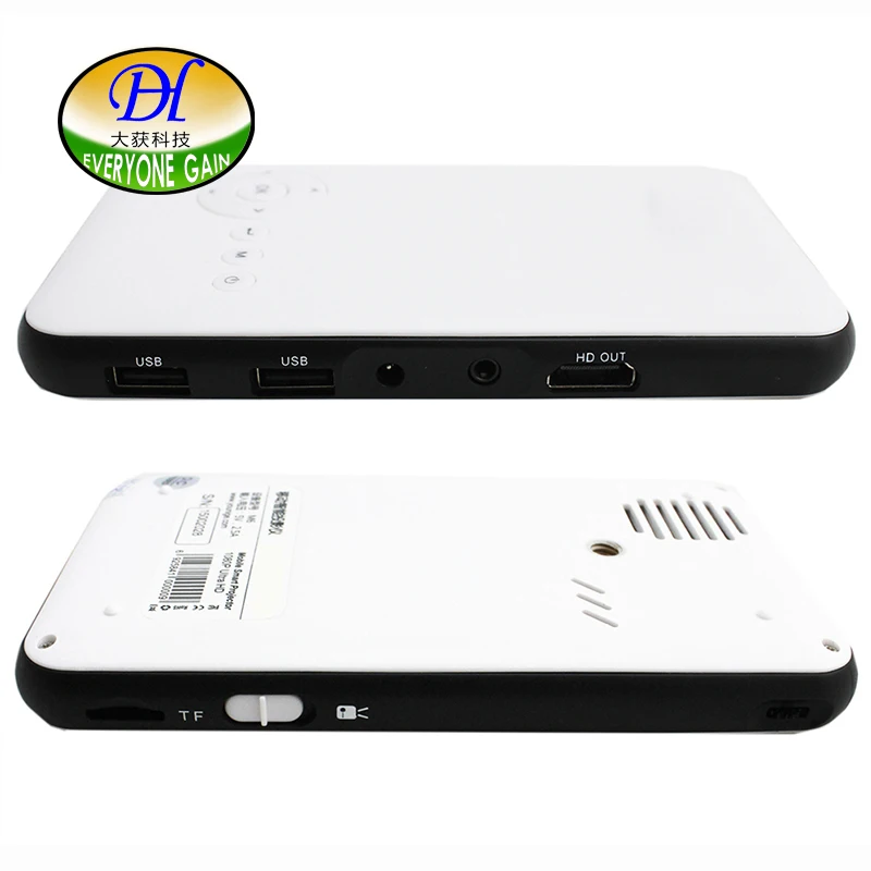 Everyone Gain Pico DLP проектор Android интерактивный Full Hd Домашний кинотеатр Поддержка Wifi