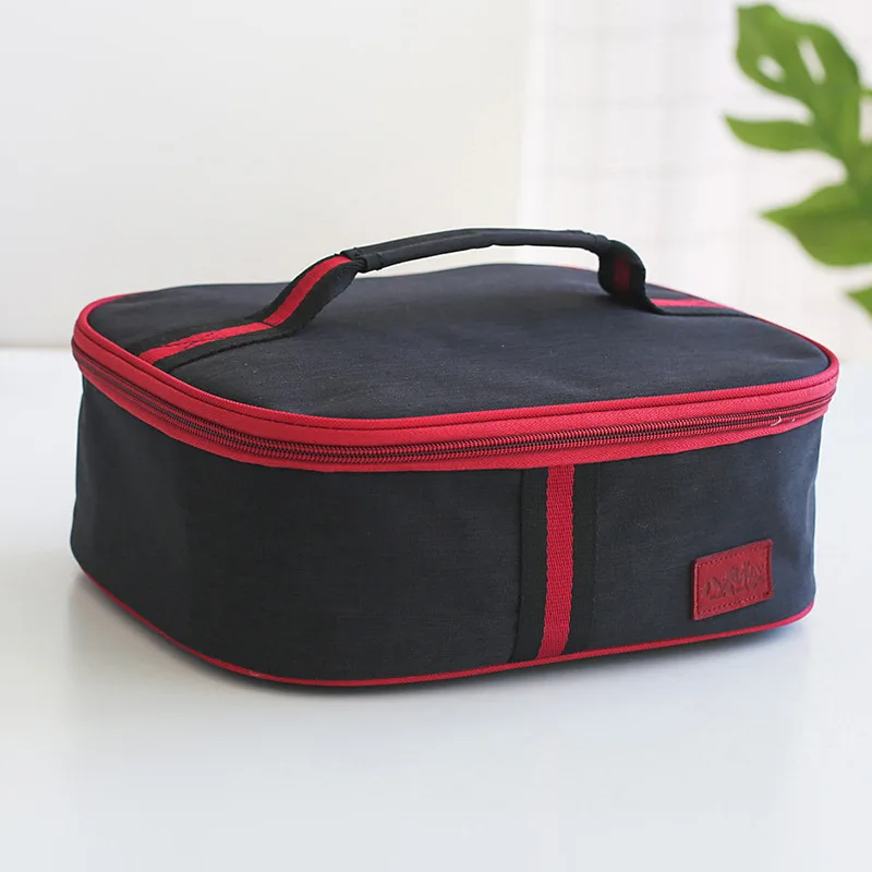 

new fashion lunch bag Thermal food insulated bag women and kids casual travel cooler thermo picnic bag thicker and warmer