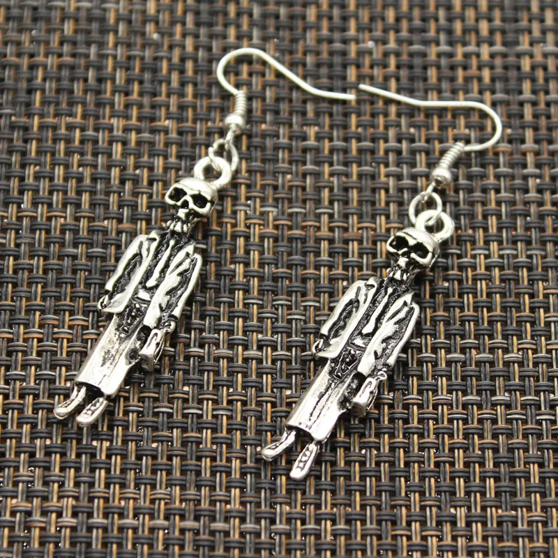 Новые модные серьги ручной работы в виде черепа быка для женской вечеринки -