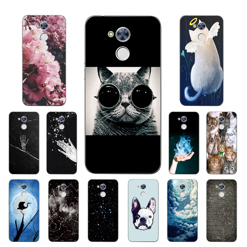 for Huawei Honor 6A Soft Silicone TPU Back Cover Huaiwei Honor6A Phone Cases 5.5'' Shell Hand Printing Fundas Coque |