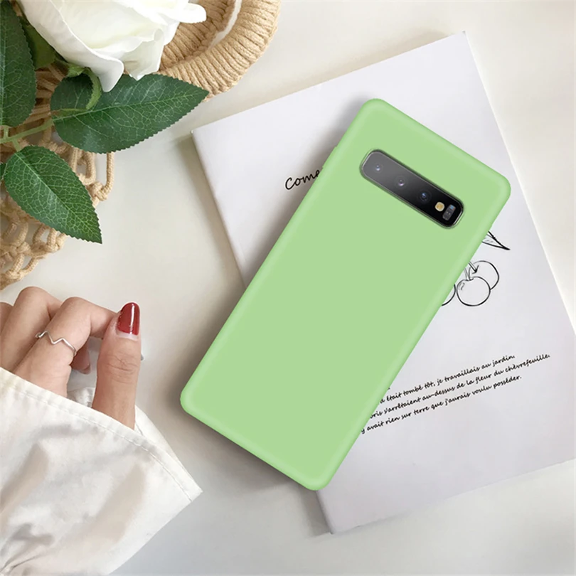 Ударопрочный чехол для Samsung Galaxy S7 Edge S10E S10 S9 S8 Plus мягкий силиконовый чехол-накладка