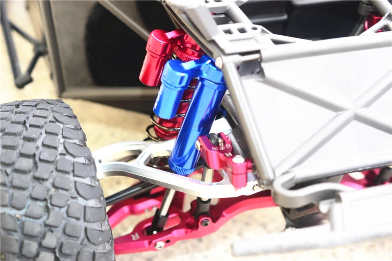 Амортизатор передней и задней l-образной формы из сплава для 1/7 traxxas unlimited desert racer udr