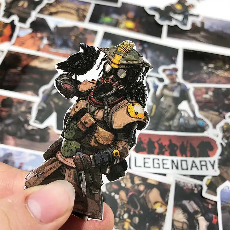 40 шт./лот наклейки Apex Legends водонепроницаемые из ПВХ без повторов для ноутбука