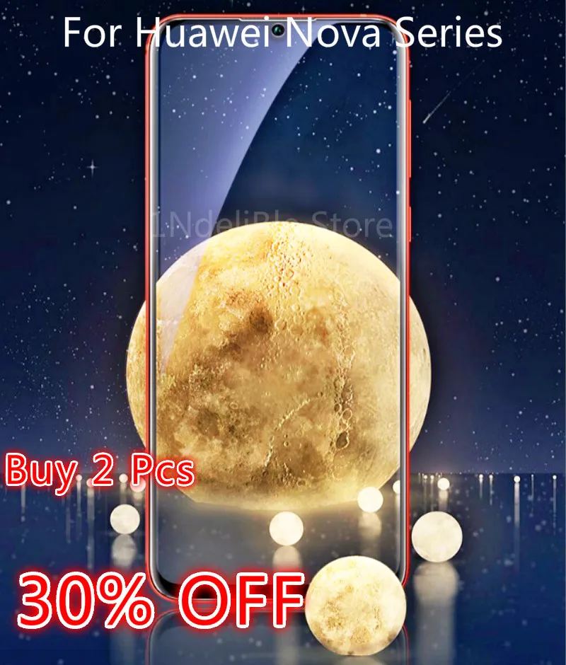 2.5D Закаленное стекло для Huawei Nova 5 Pro 3 3i 4 3E защитная пленка экрана 2 2i E P20 P30 Lilte