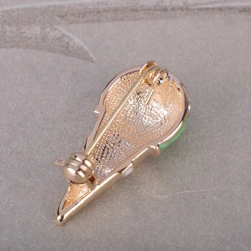 Funmor Эмаль Кристалл мороженое Броши для женщин детский значок лето маленький