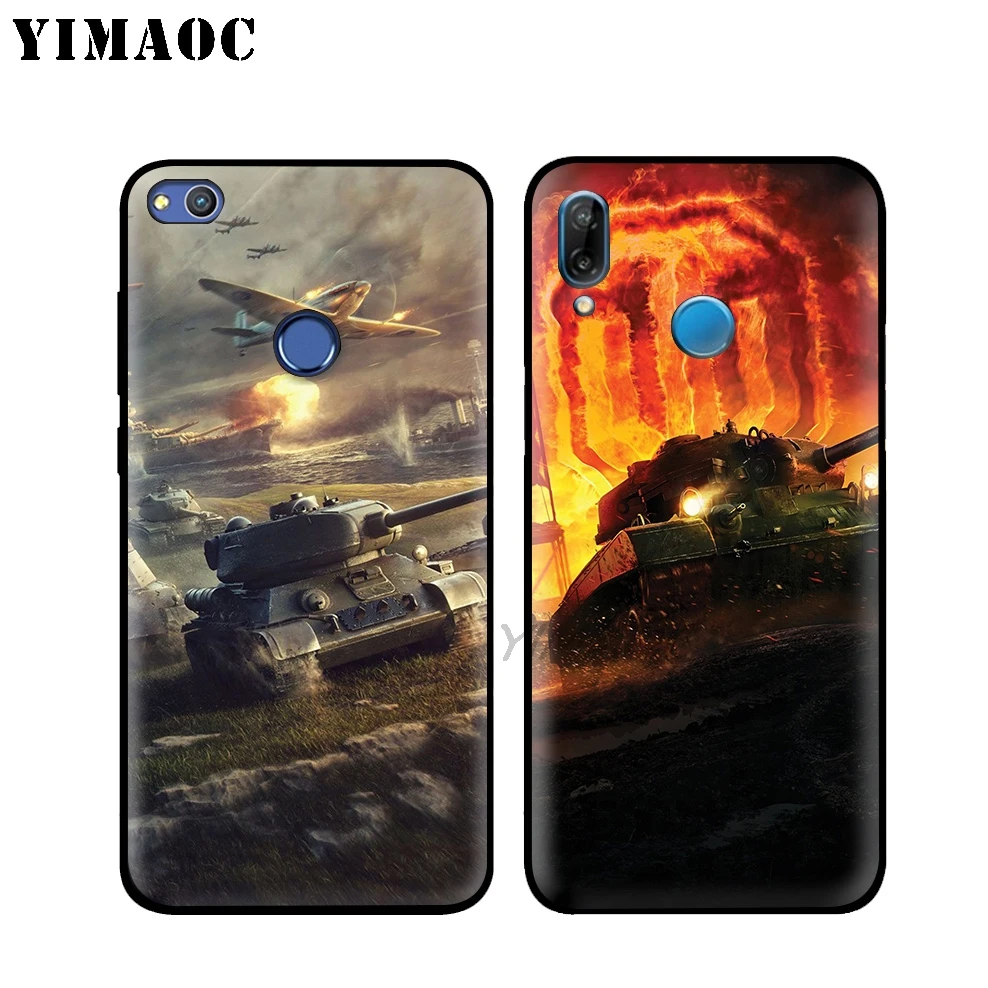Мягкий чехол YIMAOC World Of Tanks для Huawei Honor Mate 20 9X Note 10 Pro 8X 8 6A 7A 7X 7C Y9 Y7 Y6 Prime 2018 2017 View |