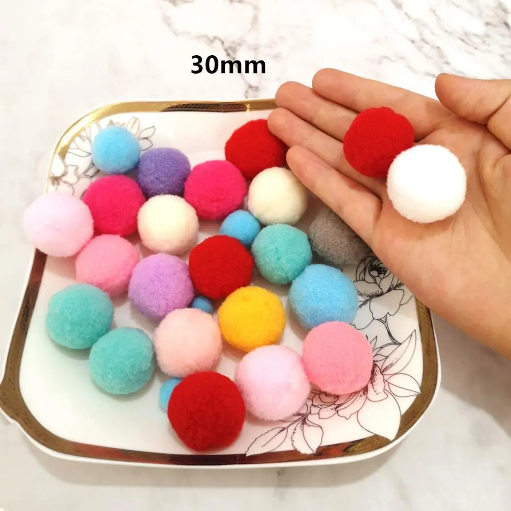 Рисунок 3 - мягкие круглые пушистые Помпоны