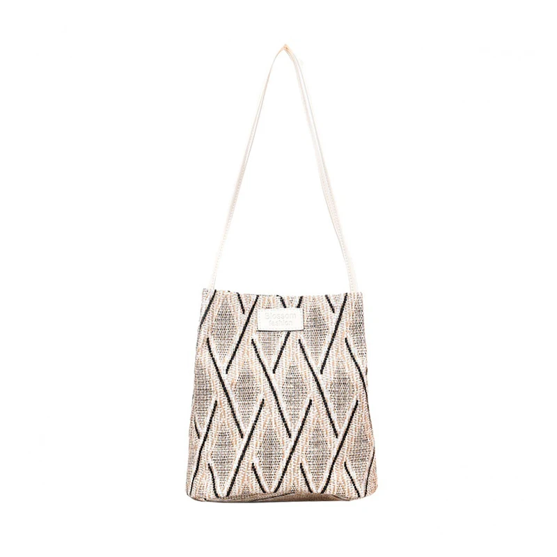 Новая летняя пляжная женская сумка INS популярная Повседневная Соломенная Сумка