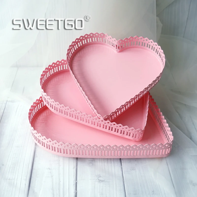 SWEETGO розовая подставка для десерта и кексов металлический поднос инструменты