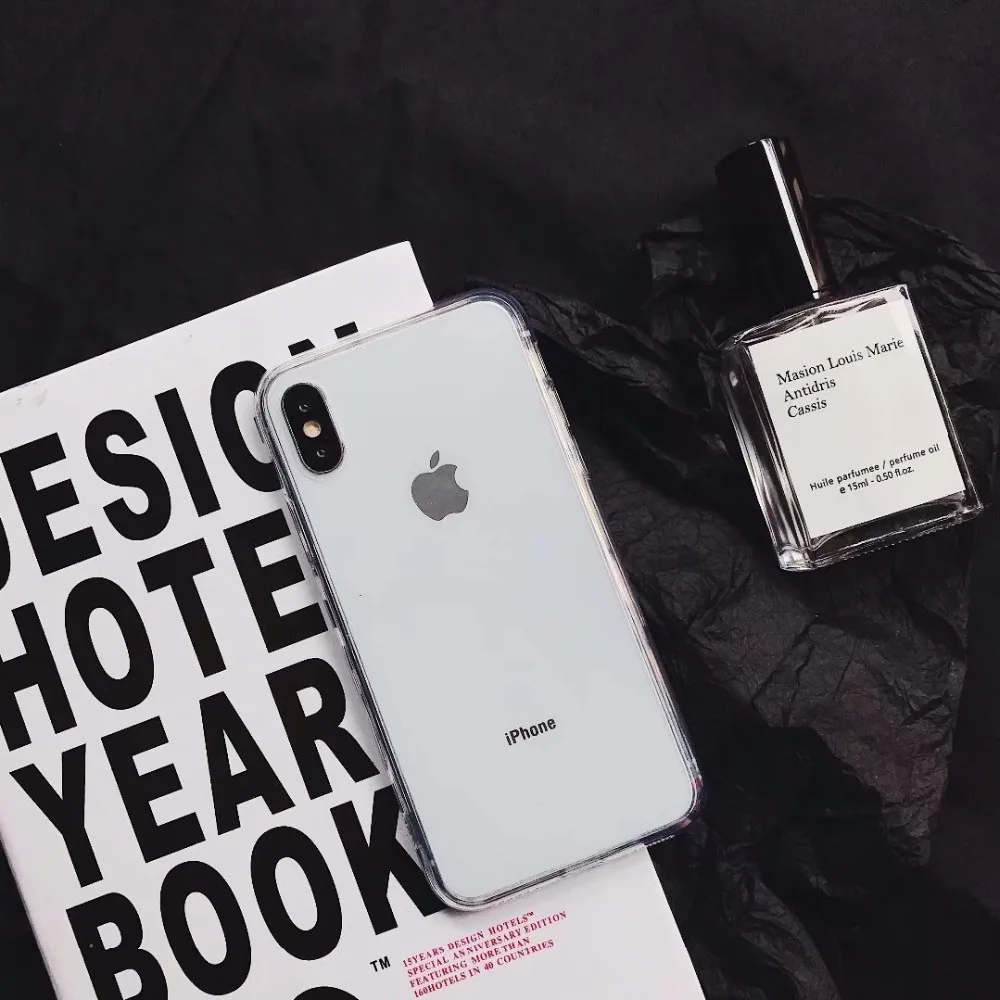 ORYKSZ силиконовый чехол для iPhone x случаях простой прозрачным рисунком телефон 8 6 S 7