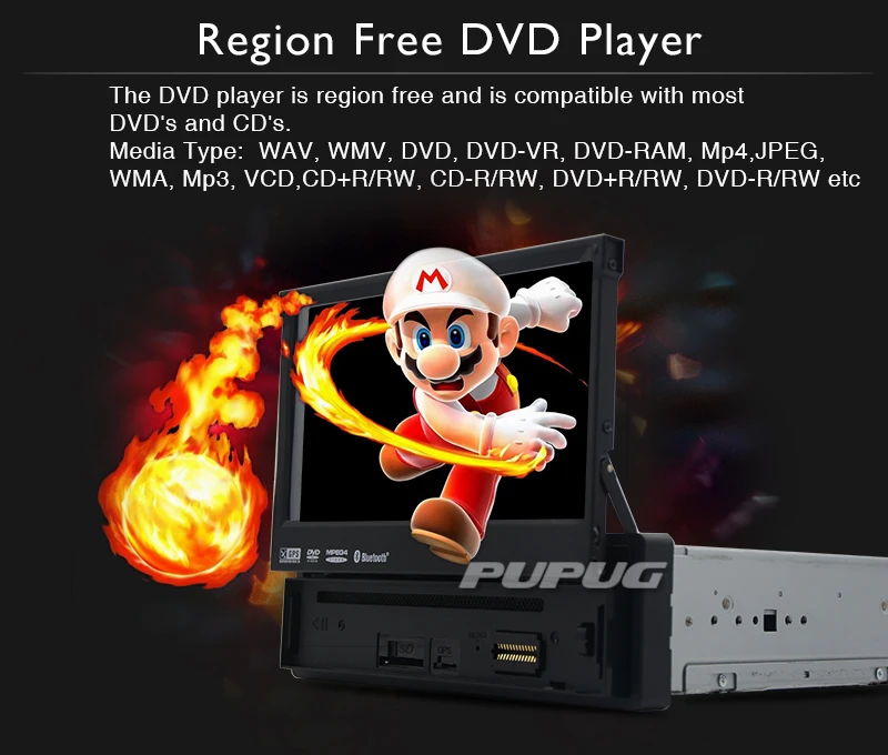 Автомобильный Автомагнитола 1 din автомобильный DVD плеер GPS навигация 7 &quot1