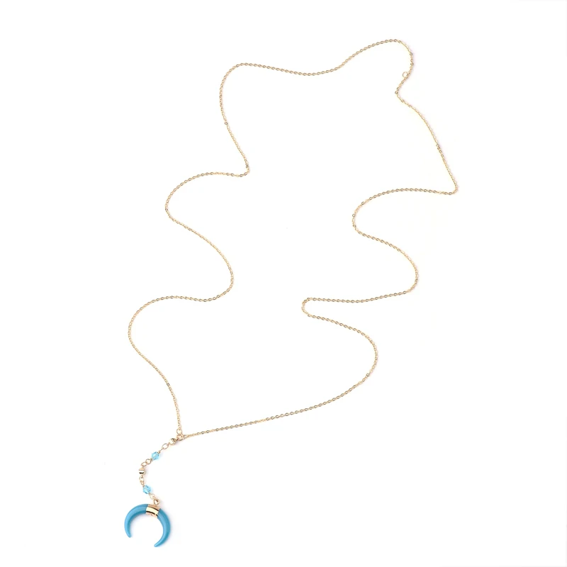 Ожерелье BOJIU Moon Новые Модные женские ювелирные изделия подвеска в виде