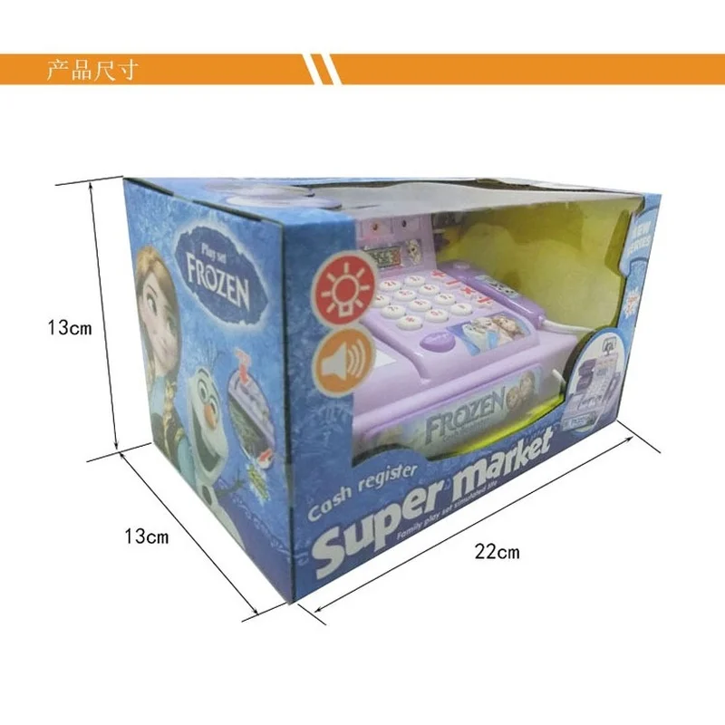 Кассовый аппарат детский игрушечный кассовый аппарат Набор ролевых игрушек кассовый аппарат Рождественский подарок игра деньги торговый автомат игрушки