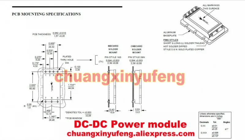 V300C5C100AL VICOR Micro DC/DC изоляционный модуль питания DC300V-DC5Vpower100W конвертер | Электроника