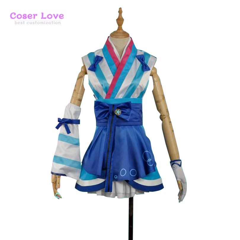 

LoveLive Watanabe You Косплей Костюм Кимоно Хэллоуин рождественское представление костюм