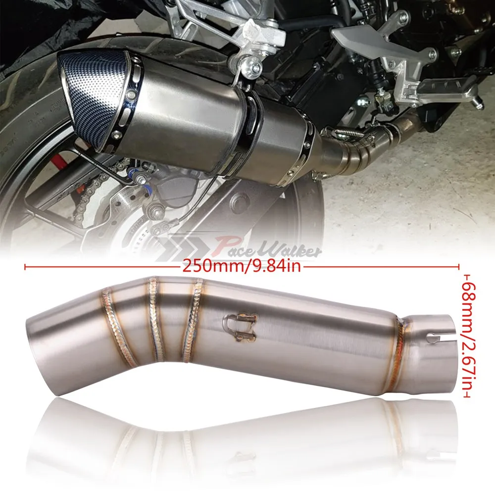 Бесплатная доставка Для cbr500 CBR 500R контакт выхлопной трубы мотоцикла средний