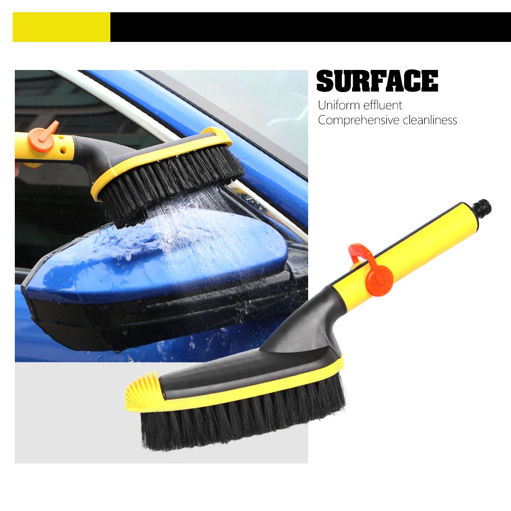 Вода через щетки мытья автомобиля Kit зубные с мягкой щетиной для автомобилей