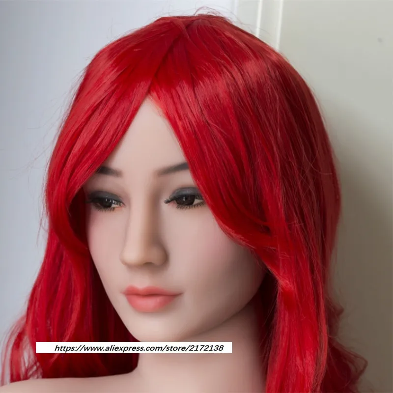 Новая Кукольная голова WMDOLL с красным париком для интима кукла мужчин 150 170