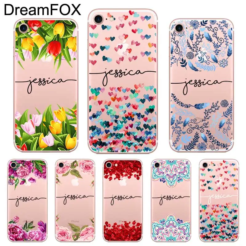 Custom Your Name DIY Design Case Cover For iPhone 11 Pro X XS XR Max 5 5s SE 6 6s 7 8 Plus Personalized |