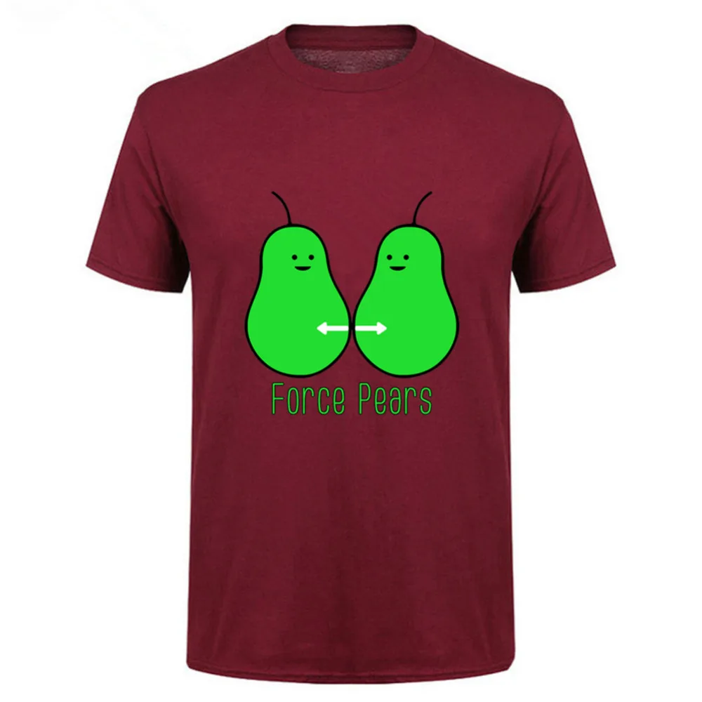 Мужская хлопковая футболка Force Pears голубая брендовая с короткими рукавами лето