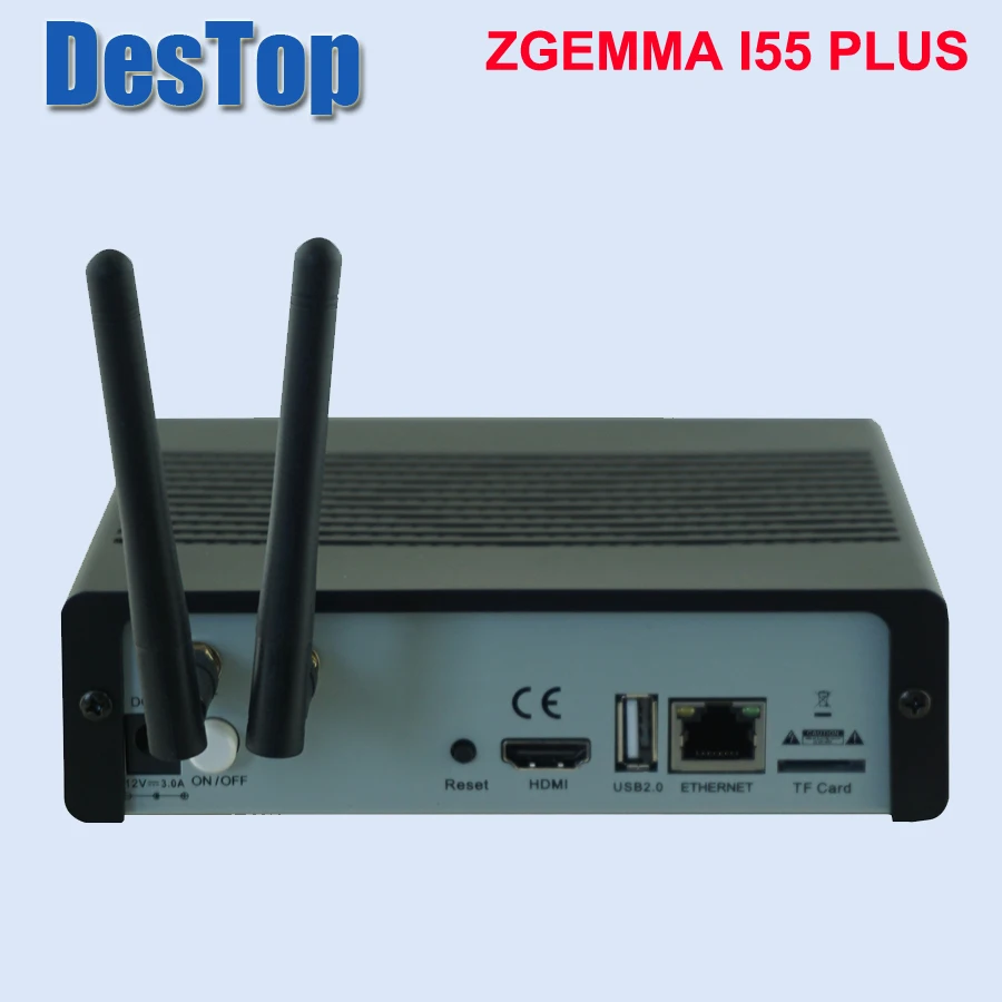 4K UHD IPTV Box ZGEMMA i55 1500 МГц четырехъядерный Linux OS E2 H.265/HEVC Multistream со встроенным WiFi