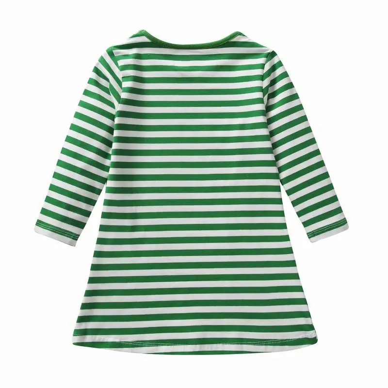 SAILEROAD Unicorn Birthday Baby Pocket Dress Vestidos Girls Long Sleeve for Kids Clothes Party Girl Cotton | Детская одежда и