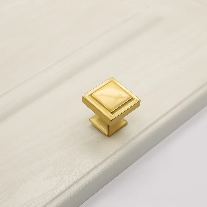 JD New Chinese Zinc Alloy Door Wardrobe Brushed Brass Door Handle Gold Cabinet Drawer Door Handle Furniture Handle Hardware