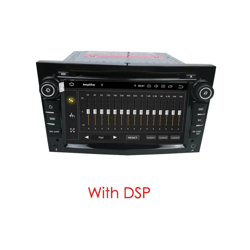 black with DSP 2 DIN " ANDROID 9,0 автомобильный DVD MULTIMEIDIA плеер для OPEL ASTRA H ASTRA J VECTRA V ANTARA ZAFIRA B CORSA C автомобильный Радио gps NAVI DSP - Цвет: black with DSP