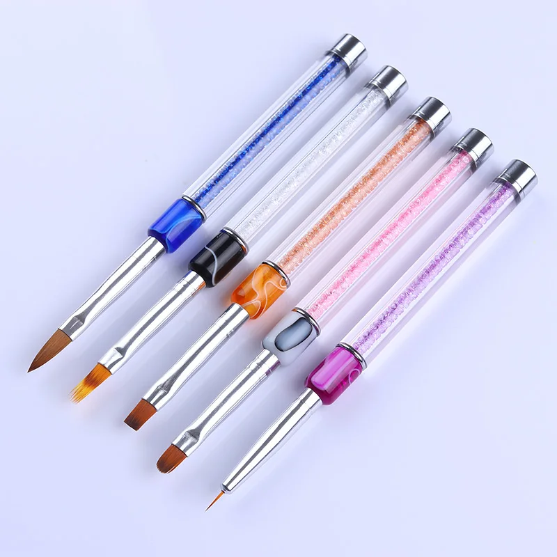 1 шт. УФ гель кисть для рисования ногтей градиентная подводка ручка горный