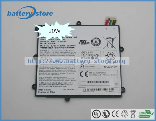 Оригинальный аккумулятор для планшета Toshiba wt8 a 102 TOSHIBA VT484 Encore 3 75 в 5200 мАч |laptop