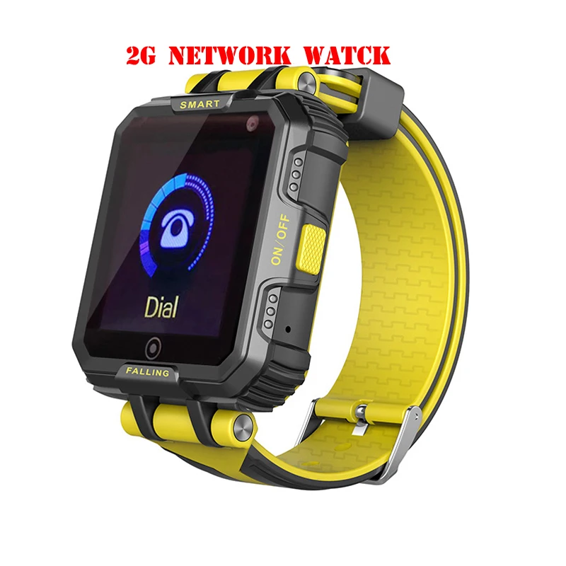 2G Yellow IP67 водонепроницаемый смарт 4G пульт дистанционного управления камера gps Wi-Fi ребенок студент наручные часы SOS видео вызов монитор трекер местоположение телефон часы - Цвет: 2G Yellow