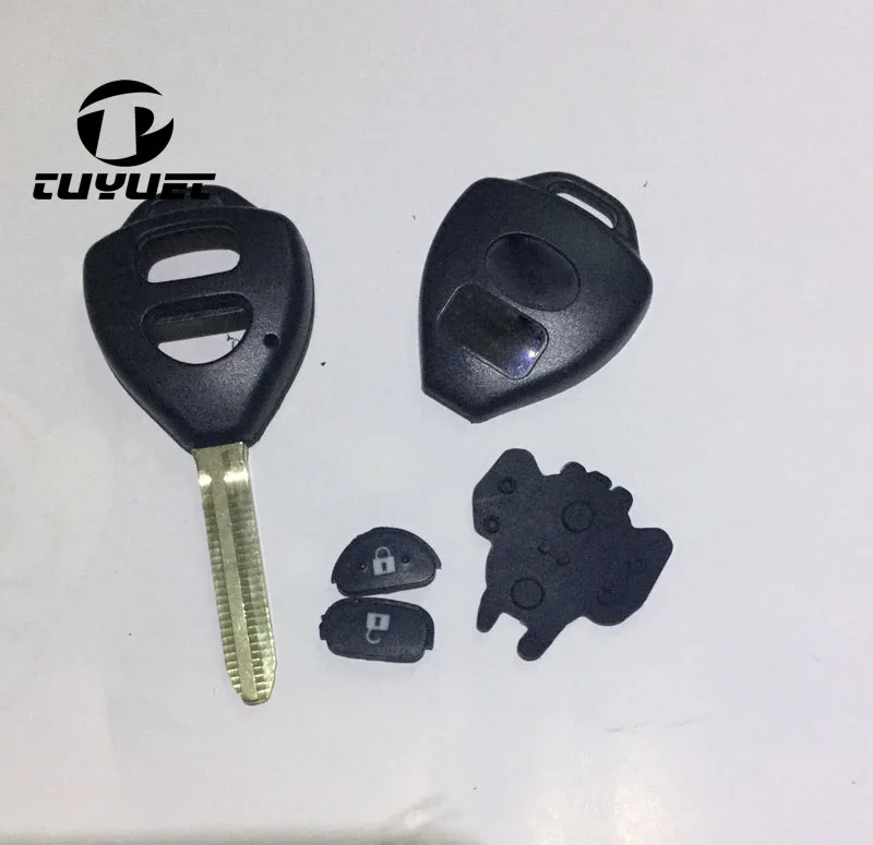 Чехол для дистанционного ключа с 2 кнопками Toyota Corolla RAV4 Yaris Avensis Avalon Echo Prado|buttons