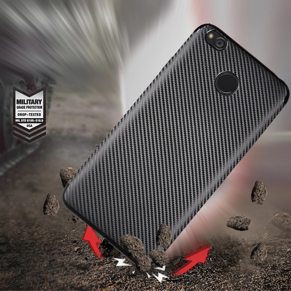 HATOLY Чехлы для Xiaomi Redmi 4X чехол ультратонкая мягкая задняя крышка из ТПУ и