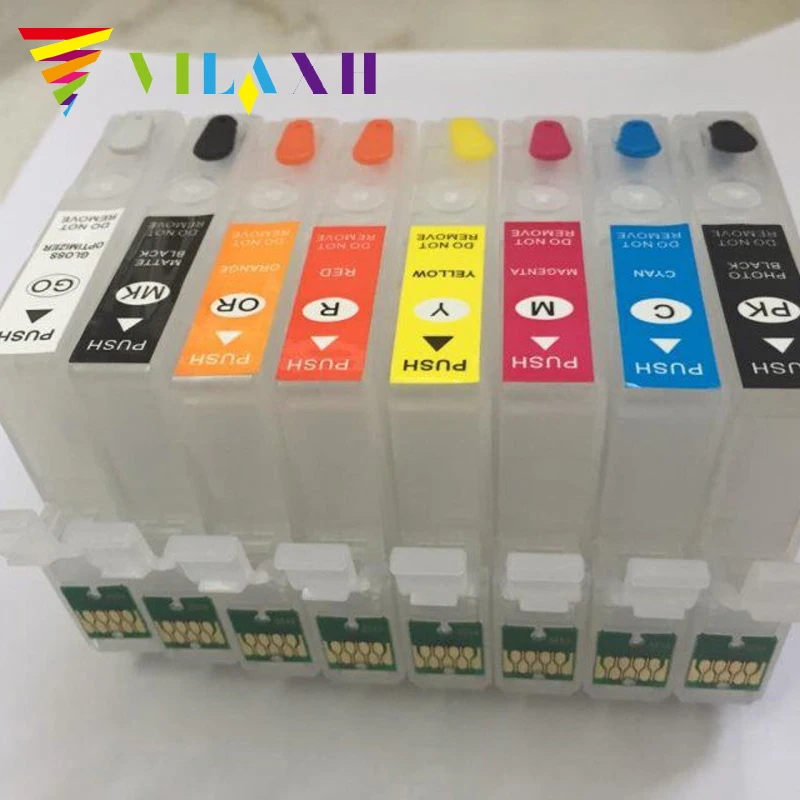 

Многоразовый картридж T3240 T3241 T3242 T3243 T3244 T3247 T3248 T3249 для принтера Epson P400, чернильный картридж для принтера Epson Surecolor p400