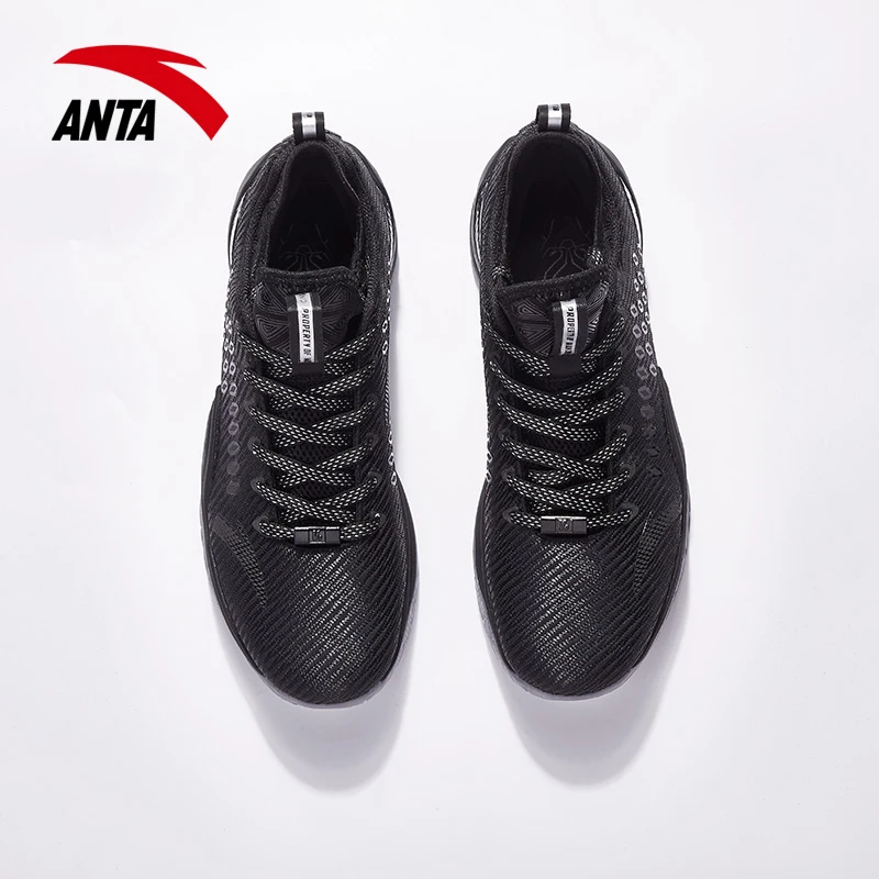 ANTA Новый 2018 Для мужчин kt3low Thompson Баскетбольные Кеды черные Пантеры совместные